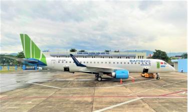 Máy bay thuộc nhóm phản lực như Embraer lần đầu tiên được khai thác tới sân bay Điện Biên