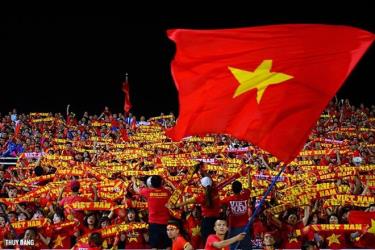 Người hâm mộ được đến sân theo dõi tuyển Việt Nam đá vòng loại World Cup 2022.