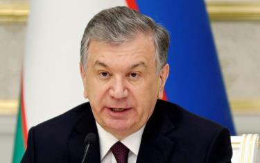 Tổng thống Uzbekistan đương nhiệm Shavkat Mirziyoyev.