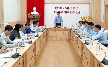 Đồng chí Nguyễn Thế Phước – Phó Chủ tịch Thường trực UBND tỉnh kết luận buổi làm việc.