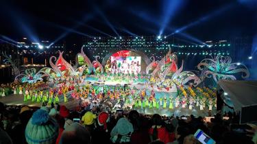 Hình ảnh đêm khai mạc Festival hoa Đà Lạt lần trước.