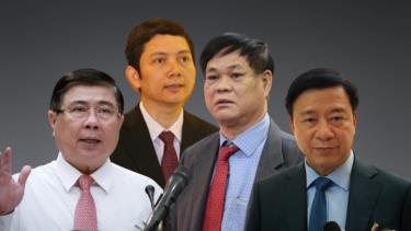 Tại Hội nghị Trung ương 6, ông Nguyễn Thành Phong, Bùi Nhật Quang, Huỳnh Tấn Việt đã bị Bộ Chính trị kỷ luật cảnh cáo và được Trung ương thống nhất cho thôi tham gia Ban Chấp hành khóa XIII, ông Phạm Xuân Thăng bị khai trừ ra khỏi Đảng.