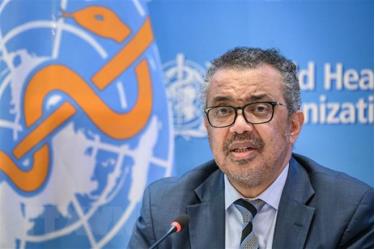 Tổng Giám đốc Tổ chức Y tế Thế giới (WHO) Tedros Adhanom Ghebreyesus.