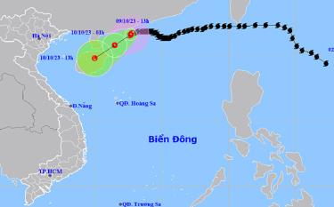 Đường đi vị trí của bão