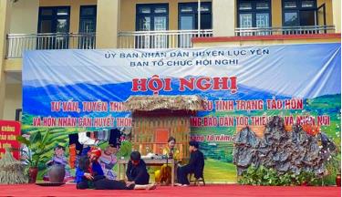 Một buổi ngoại khóa tuyên truyền phòng chống tảo hôn, hôn nhân cận huyết thống của cô m88 trang cá cược the thao trò Trường TH&THCS Minh Chuẩn.
