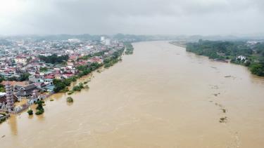 Lũ trên sông Thao tại Yên Bái đã đạt đỉnh và đang xuống.