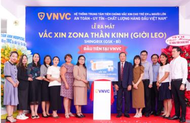 Hệ thống tiêm chủng VNVC và Công ty dược phẩm GSK Việt Nam ra mắt và triển khai tiêm vaccine phòng zona thần kinh tại Việt Nam sáng 4.10.