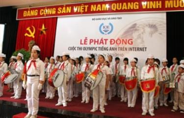 Lễ phát động cuộc thi Olympic tiếng Anh trên Internet cấp toàn quốc.