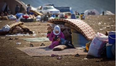 Một gia đình Syria chạy nạn