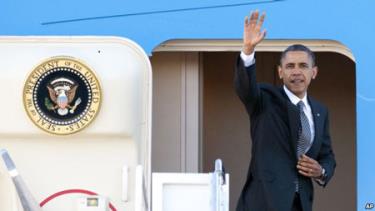 Tổng thống Obama khởi hành chuyến công du Đông Nam Á vào ngày 17/11.
