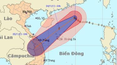 Đường đi của bão số 12