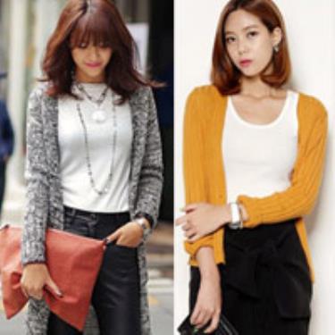 Cardigan họa tiết thật trẻ trung!