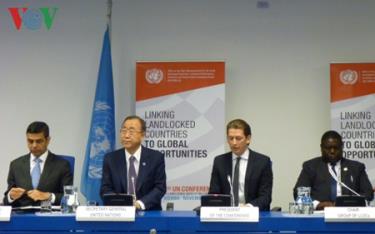 Tổng thư ký Liên Hợp Quốc Ban Ki-moon phát biểu tại Hội nghị.