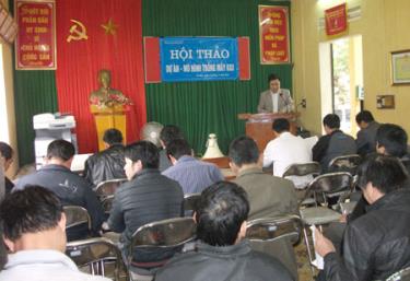 Toàn cảnh buổi Hội thảo.