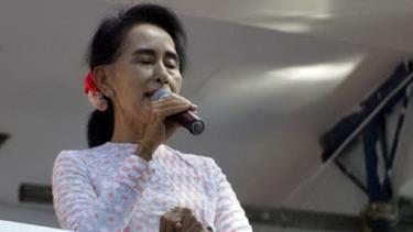 Lãnh đạo đảng đối lập NLD Aung San Suu Kyi.