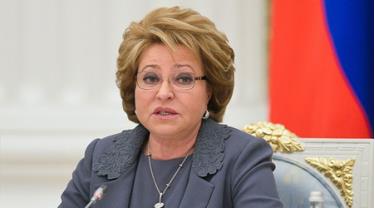 Chủ tịch Hội đồng Liên bang (Thượng viện) Nga, bà Valentina Matviyenko.