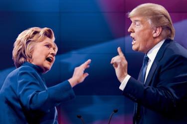 Bà Hilary Clinton và ông Donald Trump.