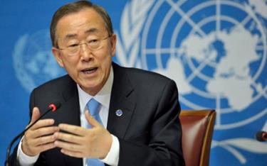 Tổng thư ký Liên hợp quốc Ban Ki Moon.