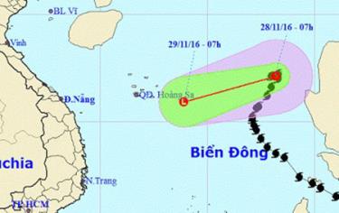 Sáng nay (28/11), bão số 9 đã suy yếu thành áp thấp nhiệt đới.