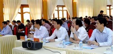 Các đại biểu dự khai mạc lớp tập huấn