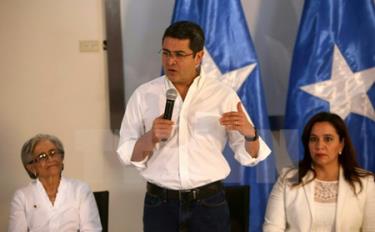 Tổng thống Honduras Juan Orlando Hernandez.