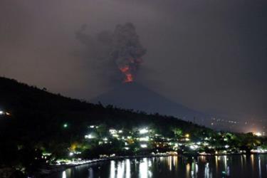 Núi lửa Agung.