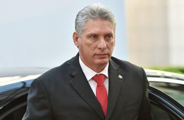 Chủ tịch Cuba Miguel Diaz-Canel.