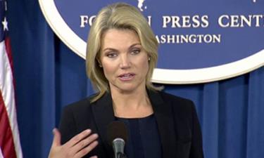 Phát ngôn viên Bộ Ngoại giao Mỹ Heather Nauert.