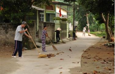 Thông qua việc thực hiện hương ước, quy ước, người dân có ý thức hơn trong việc bảo vệ môi trường.