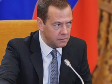 Thủ tướng Nga Dmitry Medvedev.