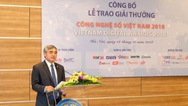 Ông Nguyễn Minh Hồng, Thứ trưởng Bộ Thông tin và Truyền thông, Chủ tịch Hội Truyền thông số Việt Nam - Ảnh: Vietnamnet