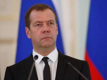 Thủ tướng Nga Dmitry Medvedev.