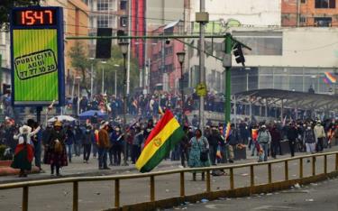 Tổng thống lâm thời Bolivia Jeanine Anez.