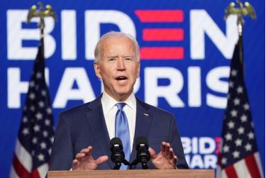Ứng viên Tổng thống đảng Dân chủ Joe Biden.