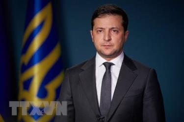 Tổng thống Ukraine Volodymyr Zelenskiy.
