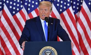 Tổng thống Mỹ Donald Trump phát biểu tại Nhà Trắng hôm 4/11.