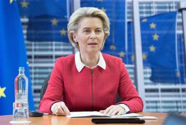 Chủ tịch Ủy ban châu Âu Ursula von der Leyen.