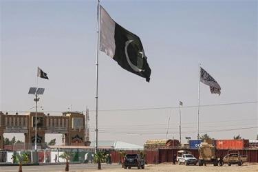 Quang cảnh cửa khẩu Chaman giữa Pakistan và Afghanistan, ngày 18/8/2021.