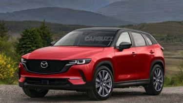 Mazda CX-50 trong hình ảnh phác thảo từ Carbuzz.
