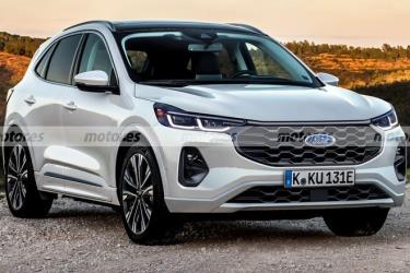 Hình ảnh xem trước của Ford Escape 2023. Ảnh: Motor.es.