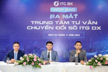 Ra mắt Trung tâm tư vấn chuyển đổi số ITG DX (ITG Digital Transformation Center) ngày 2/11.