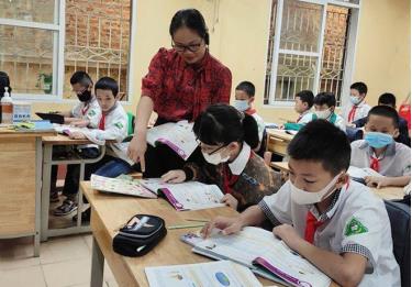 Tiết học Khoa học tự nhiên tại Trường THCS Trần Nguyên Hãn, TP Bắc Giang. Ảnh: INT