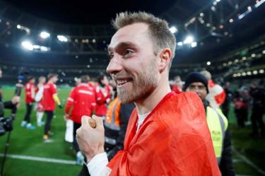 Christian Eriksen cùng Đan Mạch dự World Cup 2022.