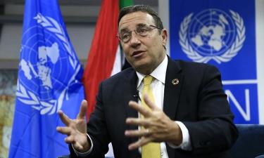 Giám đốc UNDP Achim Steiner tại Khartoum, Sudan, hồi tháng 1/2020.