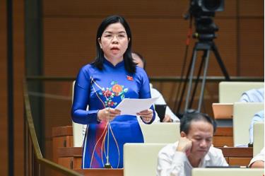 Đại biểu Nguyễn Thị Ngọc Xuân.