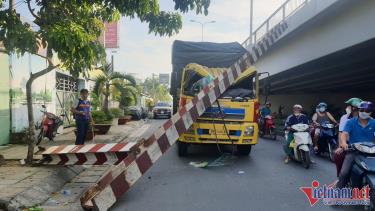 Hiện trường vụ tai nạn giao thông.