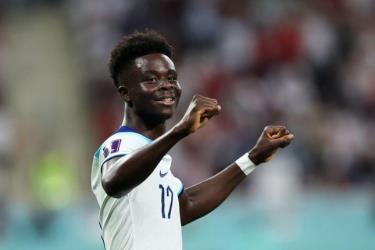 Bukayo Saka đã có 2 bàn ở World Cup 2022.