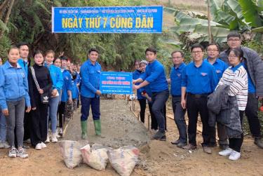 Thành đoàn Yên Bái, Huyện đoàn Mù Cang Chải và Đoàn Thanh niên Học viện Báo chí và Tuyên truyền xây dựng 