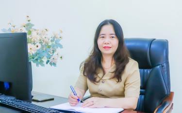 Đồng chí Hà Thị Đóa - Phó Chủ tịch Hội Liên hiệp Phụ nữ tỉnh Yên Bái.