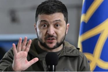 Tổng thống Ukraine Volodymyr Zelensky